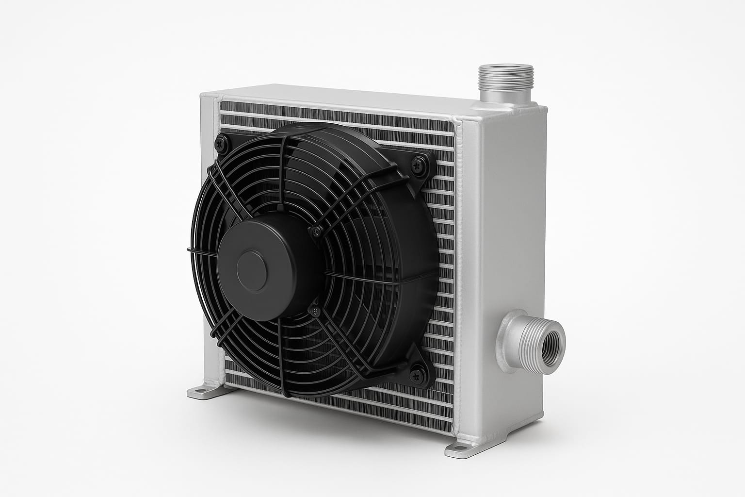 Échangeur huile-air à faisceau aluminium équipé de son motoventilateur